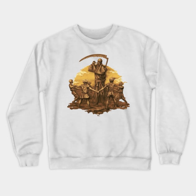 Creepy round dance (Children's games) Crewneck Sweatshirt by TOV.Creation